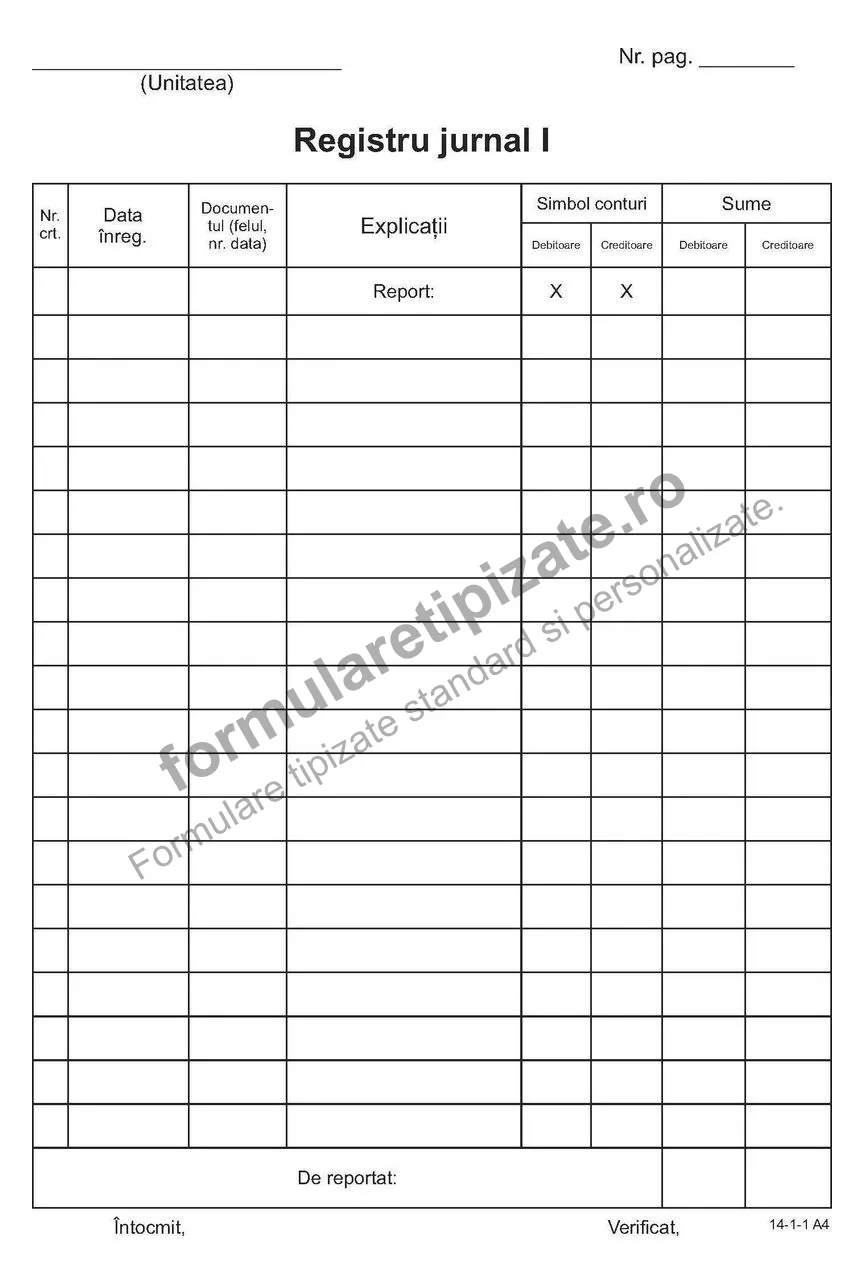 Registru jurnal